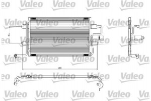 Valeo Συμπυκνωτής, σύστ. Κλιματισμού - 817244