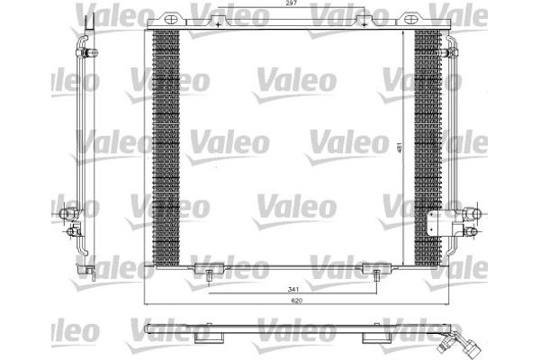 Valeo Συμπυκνωτής, σύστ. Κλιματισμού - 817252