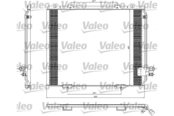 Valeo Συμπυκνωτής, σύστ. Κλιματισμού - 817252
