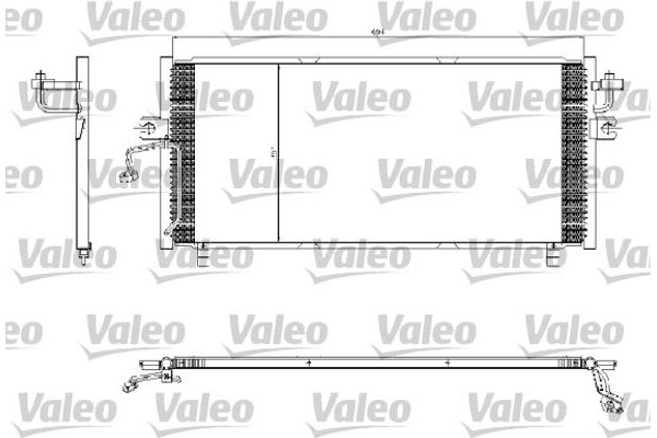 Valeo Συμπυκνωτής, σύστ. Κλιματισμού - 817253