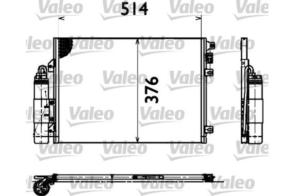 Valeo Συμπυκνωτής, σύστ. Κλιματισμού - 817428