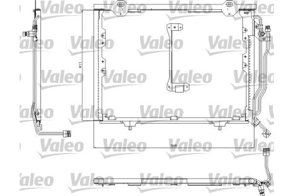 Valeo Συμπυκνωτής, σύστ. Κλιματισμού - 817492