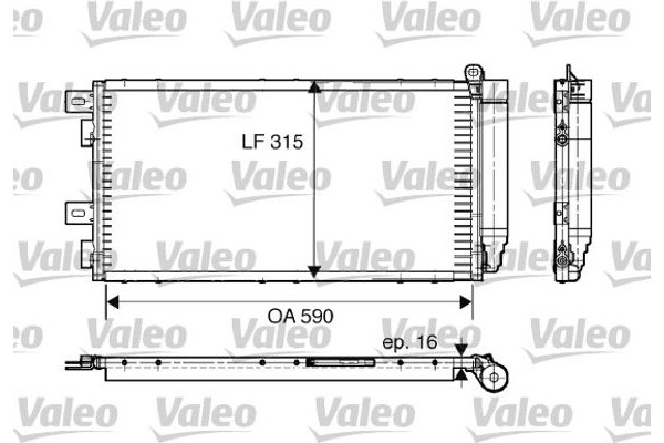 Valeo Συμπυκνωτής, σύστ. Κλιματισμού - 817547