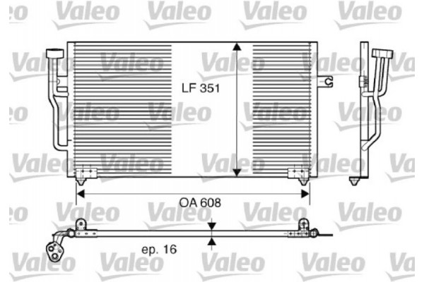 Valeo Συμπυκνωτής, σύστ. Κλιματισμού - 817559