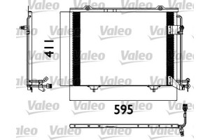 Valeo Συμπυκνωτής, σύστ. Κλιματισμού - 817562