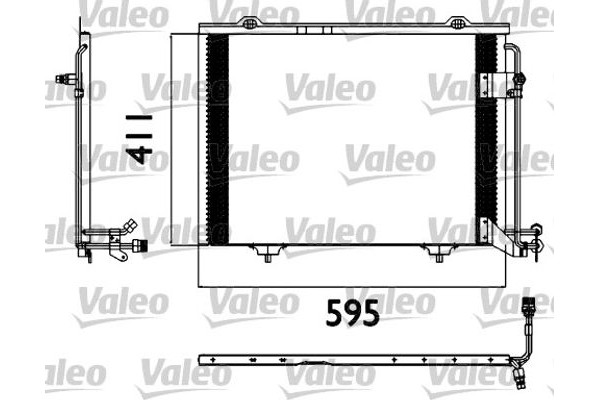 Valeo Συμπυκνωτής, σύστ. Κλιματισμού - 817562