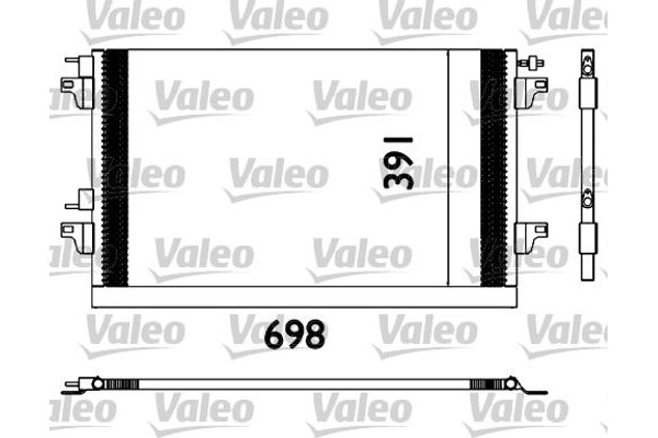 Valeo Συμπυκνωτής, σύστ. Κλιματισμού - 817568