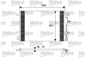 Valeo Συμπυκνωτής, σύστ. Κλιματισμού - 817569