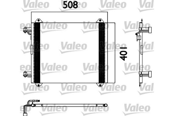 Valeo Συμπυκνωτής, σύστ. Κλιματισμού - 817570