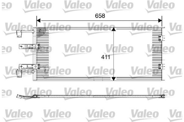 Valeo Συμπυκνωτής, σύστ. Κλιματισμού - 817645