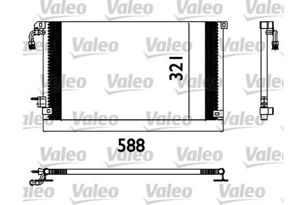 Valeo Συμπυκνωτής, σύστ. Κλιματισμού - 817655