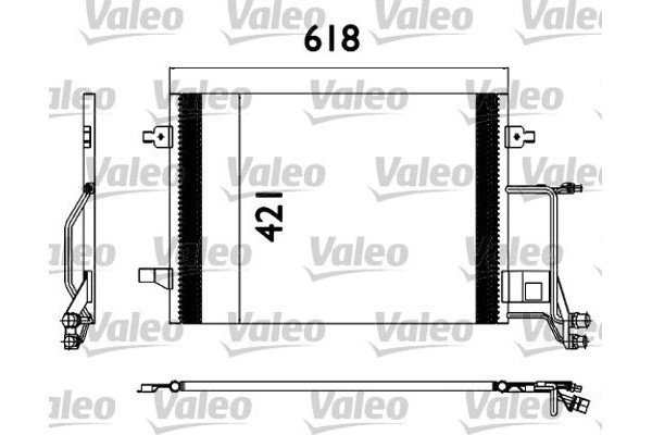 Valeo Συμπυκνωτής, σύστ. Κλιματισμού - 817666