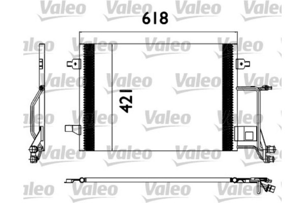 Valeo Συμπυκνωτής, σύστ. Κλιματισμού - 817666