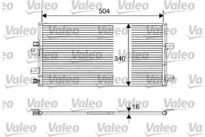 Valeo Συμπυκνωτής, σύστ. Κλιματισμού - 817687