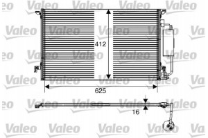 Valeo Συμπυκνωτής, σύστ. Κλιματισμού - 817712