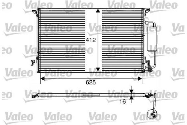 Valeo Συμπυκνωτής, σύστ. Κλιματισμού - 817712