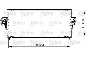 Valeo Συμπυκνωτής, σύστ. Κλιματισμού - 817792