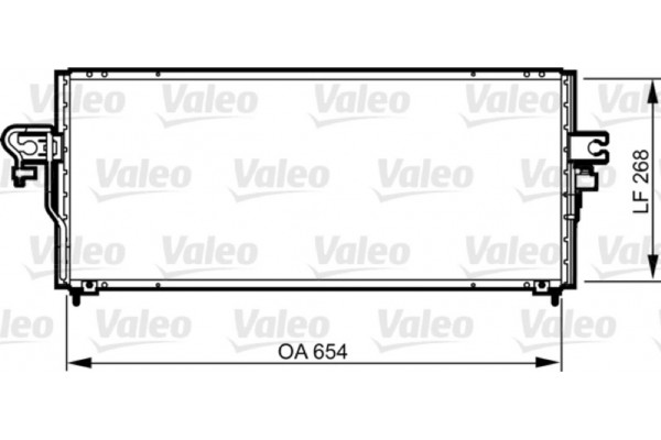 Valeo Συμπυκνωτής, σύστ. Κλιματισμού - 817794