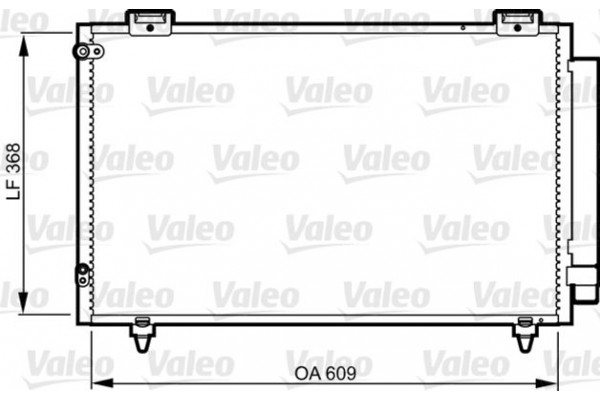 Valeo Συμπυκνωτής, σύστ. Κλιματισμού - 817805