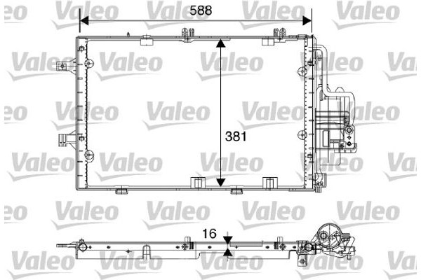 Valeo Συμπυκνωτής, σύστ. Κλιματισμού - 817843