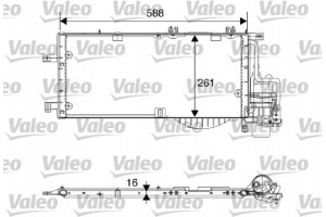 Valeo Συμπυκνωτής, σύστ. Κλιματισμού - 817844