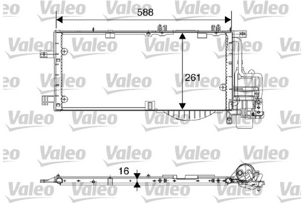 Valeo Συμπυκνωτής, σύστ. Κλιματισμού - 817844