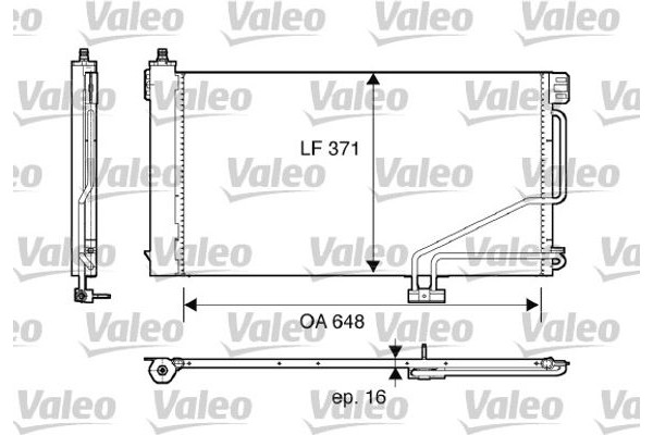 Valeo Συμπυκνωτής, σύστ. Κλιματισμού - 817848