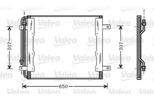 Valeo Συμπυκνωτής, σύστ. Κλιματισμού - 818035