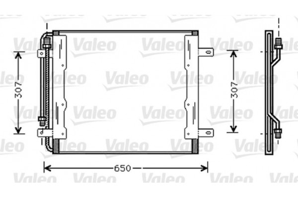 Valeo Συμπυκνωτής, σύστ. Κλιματισμού - 818035