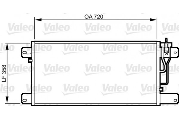 Valeo Συμπυκνωτής, σύστ. Κλιματισμού - 818988