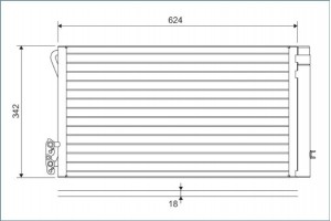 Valeo Συμπυκνωτής, σύστ. Κλιματισμού - 814012