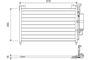 Valeo Συμπυκνωτής, σύστ. Κλιματισμού - 814038