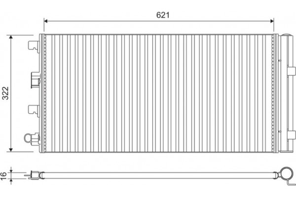 Valeo Συμπυκνωτής, σύστ. Κλιματισμού - 814178