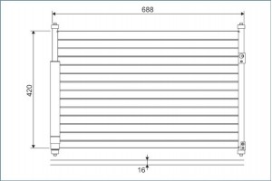 Valeo Συμπυκνωτής, σύστ. Κλιματισμού - 814228
