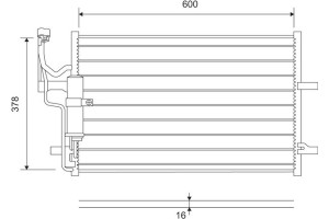 Valeo Συμπυκνωτής, σύστ. Κλιματισμού - 814265