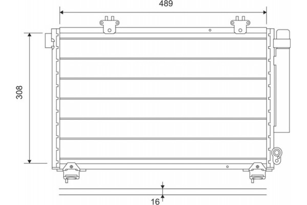 Valeo Συμπυκνωτής, σύστ. Κλιματισμού - 814307