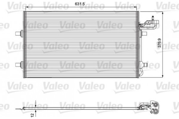 Valeo Συμπυκνωτής, σύστ. Κλιματισμού - 814323