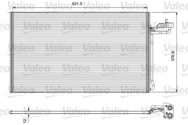 Valeo Συμπυκνωτής, σύστ. Κλιματισμού - 814325