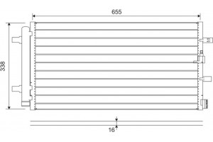 Valeo Συμπυκνωτής, σύστ. Κλιματισμού - 814370