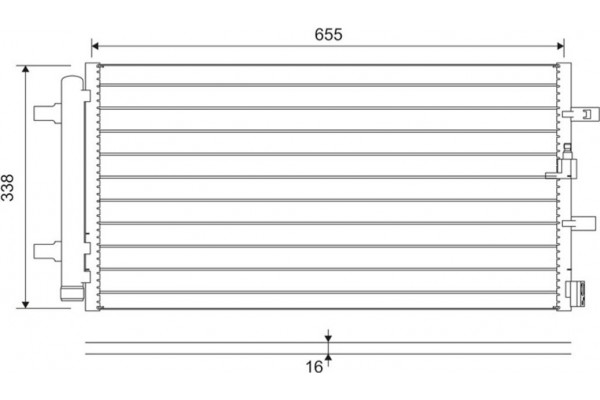 Valeo Συμπυκνωτής, σύστ. Κλιματισμού - 814370
