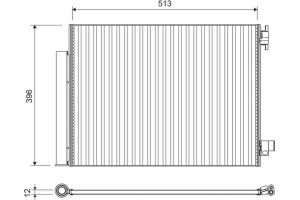 Valeo Συμπυκνωτής, σύστ. Κλιματισμού - 814373