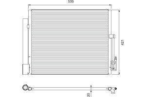 Valeo Συμπυκνωτής, σύστ. Κλιματισμού - 814382