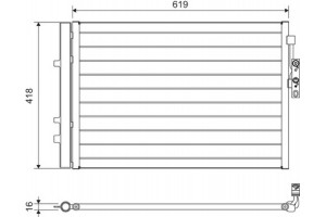 Valeo Συμπυκνωτής, σύστ. Κλιματισμού - 814387