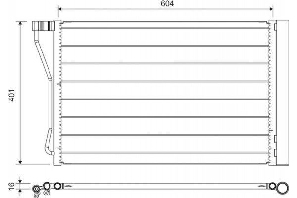 Valeo Συμπυκνωτής, σύστ. Κλιματισμού - 814388