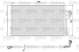 Valeo Συμπυκνωτής, σύστ. Κλιματισμού - 814391