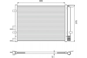 Valeo Συμπυκνωτής, σύστ. Κλιματισμού - 814395