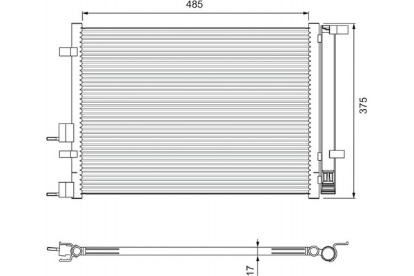 Valeo Συμπυκνωτής, σύστ. Κλιματισμού - 814395