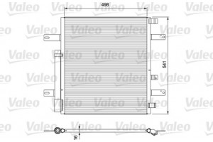 Valeo Συμπυκνωτής, σύστ. Κλιματισμού - 815061