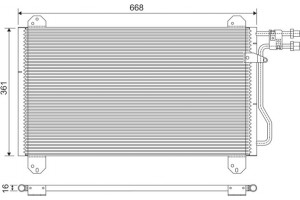 Valeo Συμπυκνωτής, σύστ. Κλιματισμού - 816891