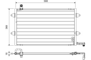 Valeo Συμπυκνωτής, σύστ. Κλιματισμού - 816910